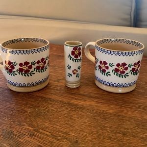 Nicholas Mosse Mugs and Bud Vase